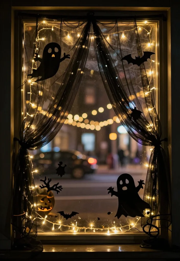 19 Inexpensive Halloween Decor Ideas Under $50 That Will Transform Your Home into a Spooktacular Wonderland! - 11. Witchy Windows: Transform Your Views 1