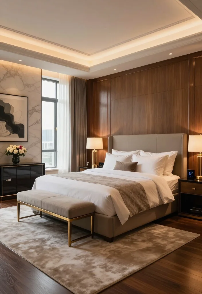 19 Luxurious Master Bedroom Ideas That Look Straight Out of a 5-Star Hotel 75 19 Luxurious Master Bedroom Ideas That Look Straight Out of a 5-Star Hotel - Conclusion: Make the Bedroom Feel Personal, Polished, and Easy to Live In 1