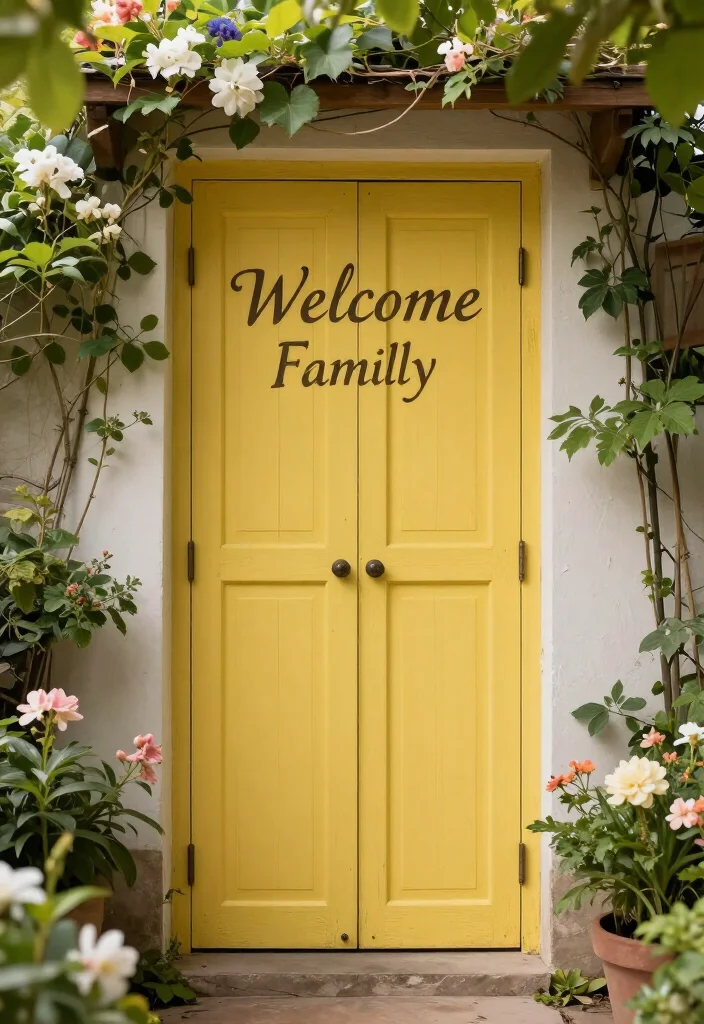 19 Old Shutter Outdoor Decor Ideas That'll Transform Your Space into a Charming Retreat! - 7. Shutter Welcome Sign 1