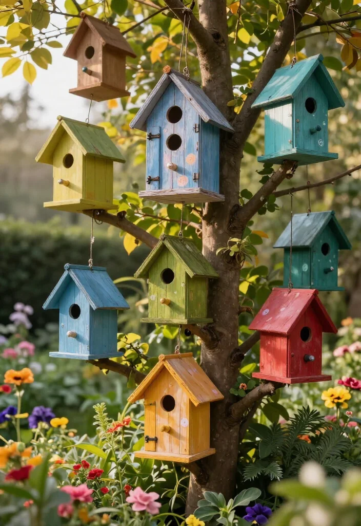 19 Old Shutter Outdoor Decor Ideas That'll Transform Your Space into a Charming Retreat! - 8. Shutter Birdhouse 1