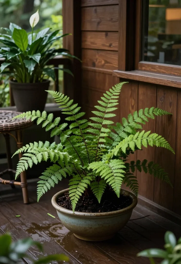 19 Stunning Plants That Thrive on a Shady Porch: Beautiful Ideas for Low-Light Spaces 43 19 Plants That Thrive on a Shady Porch: Beautiful Ideas for Low-Light Spaces - 10. Maidenhair Fern for Delicate Texture 1