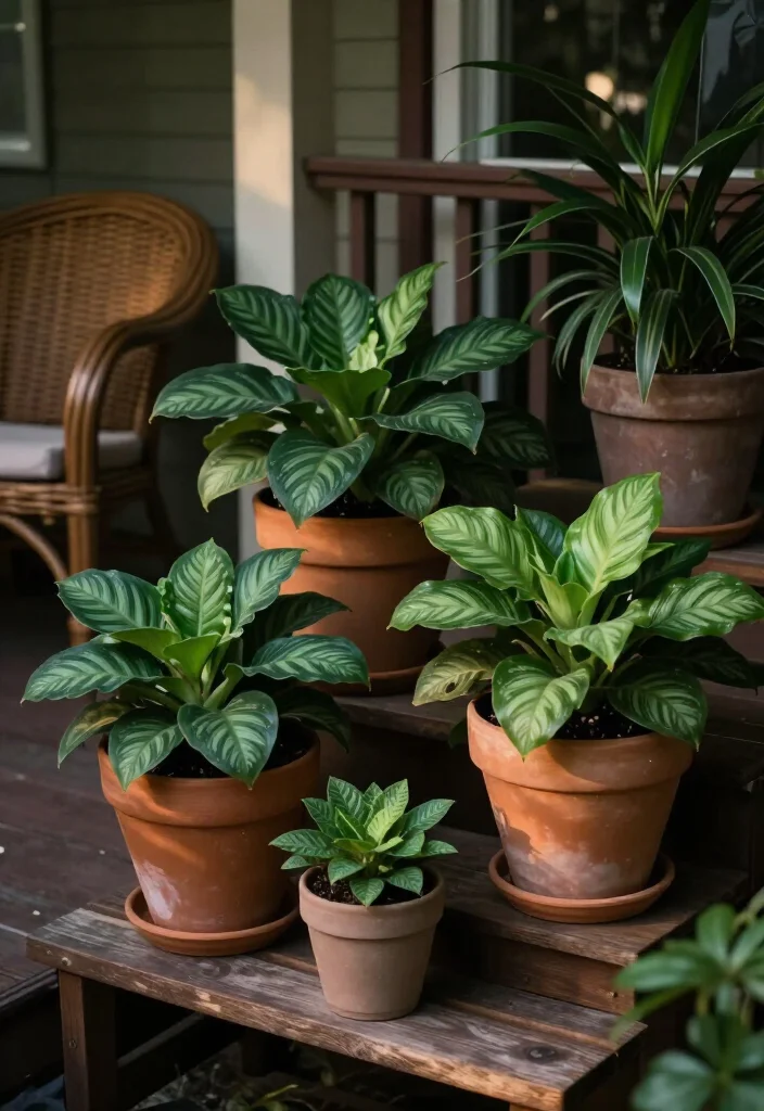 19 Stunning Plants That Thrive on a Shady Porch: Beautiful Ideas for Low-Light Spaces 55 19 Plants That Thrive on a Shady Porch: Beautiful Ideas for Low-Light Spaces - 12. Peperomia for Compact, Thick-Leaf Charm 1