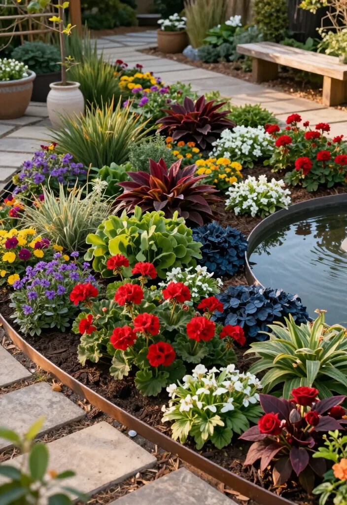 feng shui colors garden five elements / 7 Feng Shui Colors Your Garden Needs to Balance the Five Elements - 2. Red: A Small Fire Element Spark That Lifts the Mood 1