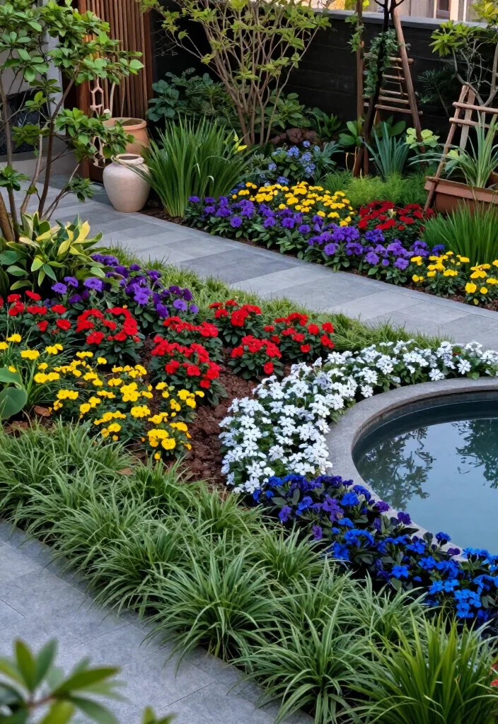 feng shui colors garden five elements / 7 Feng Shui Colors Your Garden Needs to Balance the Five Elements - 8. Layer the Seven Colors Without Making the Garden Feel Busy 1