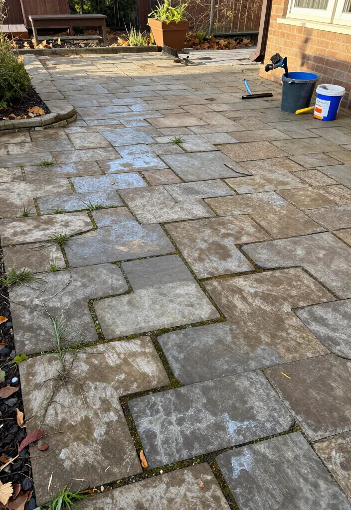 9 Clever Signs Your Patio Needs Regrouting Before Winter: What to Fix Now 15 9 Clever Signs Your Patio Needs Regrouting Before Winter: What to Fix Now - 4. Weeds or Moss Are Growing Between the Pavers 1