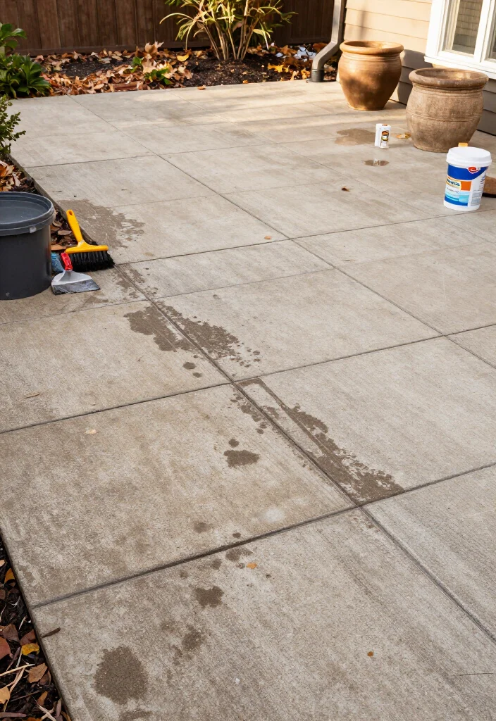 9 Clever Signs Your Patio Needs Regrouting Before Winter: What to Fix Now 16 9 Clever Signs Your Patio Needs Regrouting Before Winter: What to Fix Now - 5. Dark Water Marks Keep Returning After Rain 1