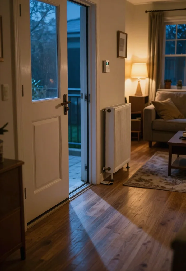 9 Hidden Reasons Your Living Room Feels Cold at Night (Even With the Heat On) - 4. The Door Has a Tiny but Constant Draft 1