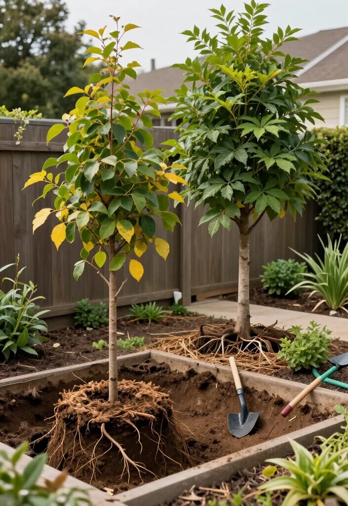 9 Reasons Your Privacy Trees Aren’t Growing as Fast as Promised (and the Fixes That Actually Work!) - 2. The Root Flare Is Buried Too Deep 1