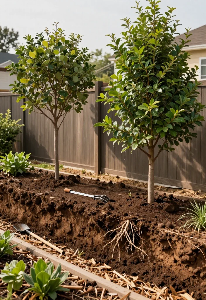 9 Reasons Your Privacy Trees Aren’t Growing as Fast as Promised (and the Fixes That Actually Work!) - 4. Compacted Soil Is Choking the Roots 1