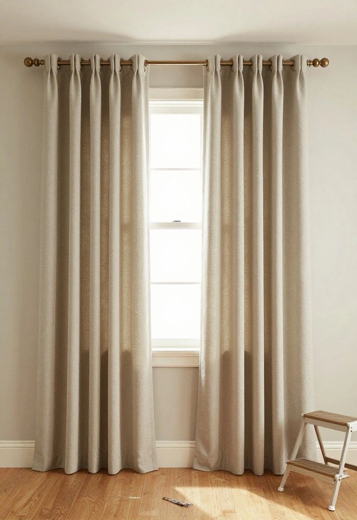 9 Signs You Hung Your Curtains Wrong (and How to Fix Them Fast) 3 9 Signs You Hung Your Curtains Wrong (and How to Fix Them Fast) - 2. The Panels Stop Above the Floor 1