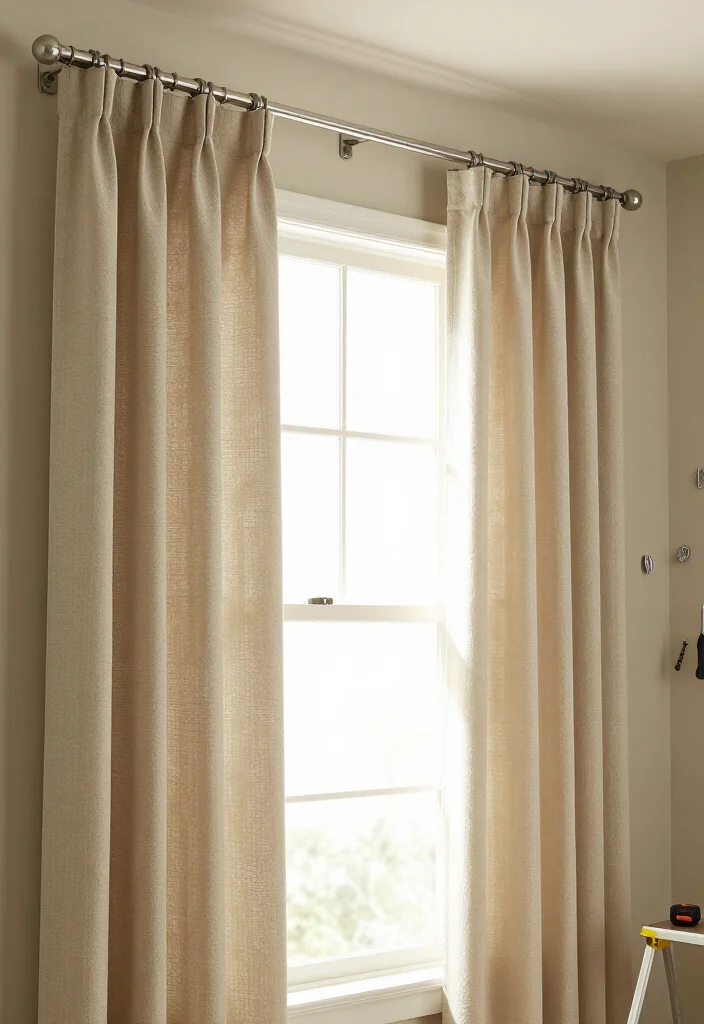 9 Signs You Hung Your Curtains Wrong (and How to Fix Them Fast) 40 9 Signs You Hung Your Curtains Wrong (and How to Fix Them Fast) - 7. The Hardware Cannot Support the Fabric 1