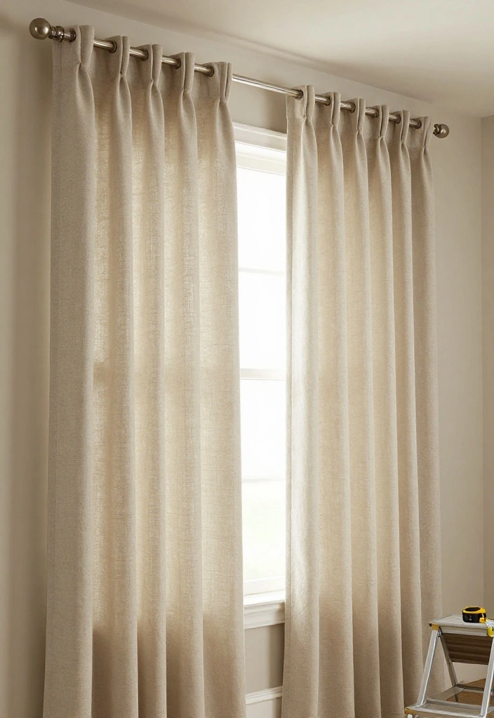 9 Signs You Hung Your Curtains Wrong (and How to Fix Them Fast) 66 9 Signs You Hung Your Curtains Wrong (and How to Fix Them Fast) - A Straight Rod and Better Measurements Can Change the Whole Room 1