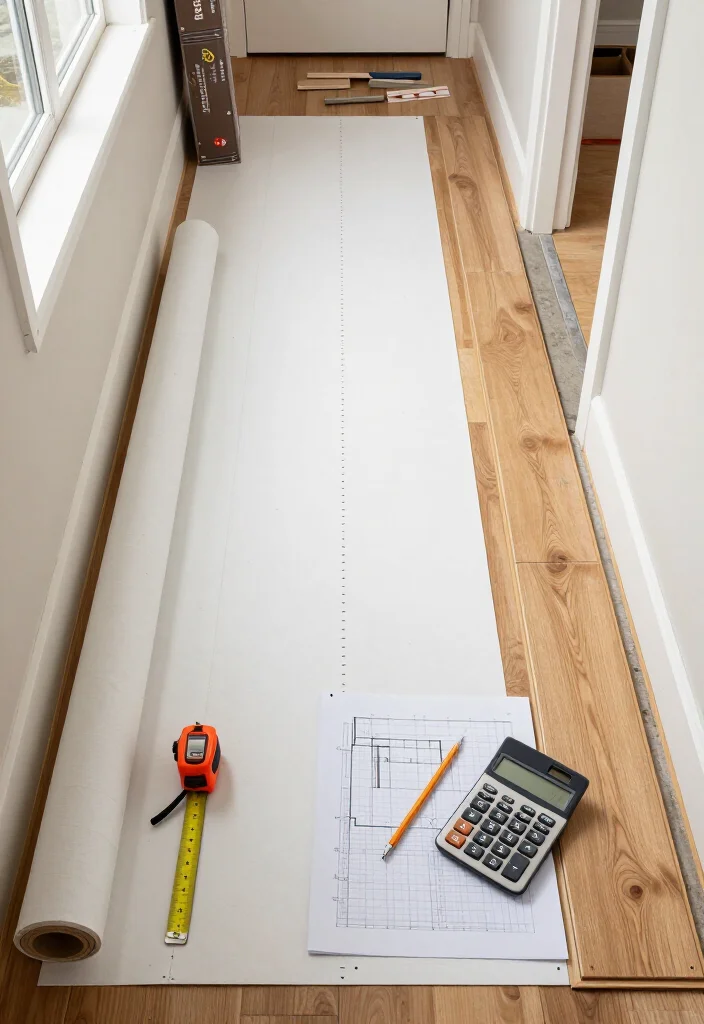 Flooring Calculator: 10 Genius Waste, Underlayment & Trim Planning Moves 36 Flooring Calculator: 10 Genius Waste, Underlayment & Trim Planning Moves - 5. Plan Underlayment Seams, Moisture Control, and Roll Placement 1