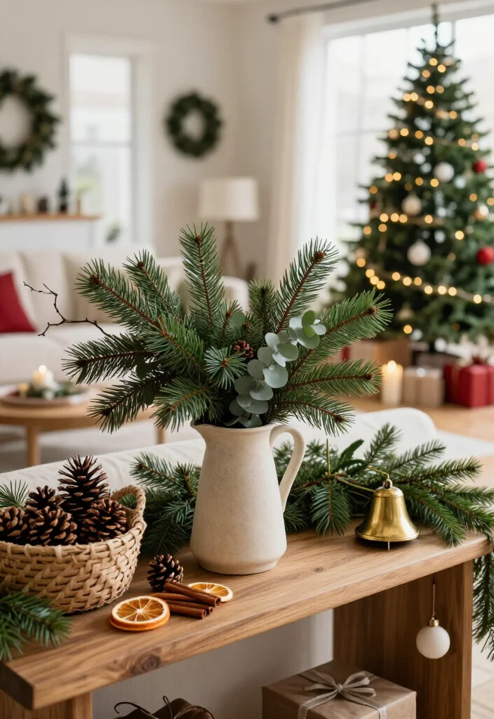 How to Decorate Your Home for Christmas 2026: 7 Beautiful Ways to Create a Cozy Holiday Home 29 How to Decorate Your Home for Christmas 2026: 7 Beautiful Ways to Create a Cozy Holiday Home - 6. Bring in Natural Greenery and Simple Woodland Details 1