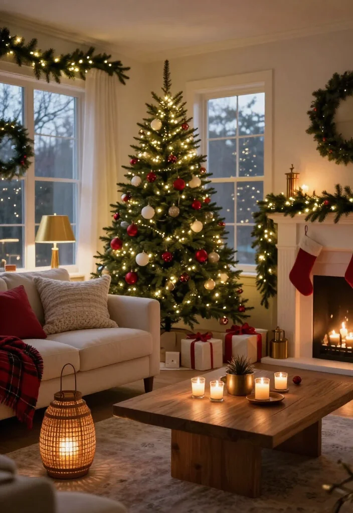 How to Decorate Your Home for Christmas 2026: 7 Beautiful Ways to Create a Cozy Holiday Home 40 How to Decorate Your Home for Christmas 2026: 7 Beautiful Ways to Create a Cozy Holiday Home - 7. Create Small Pools of Warm Light Around the Home 1