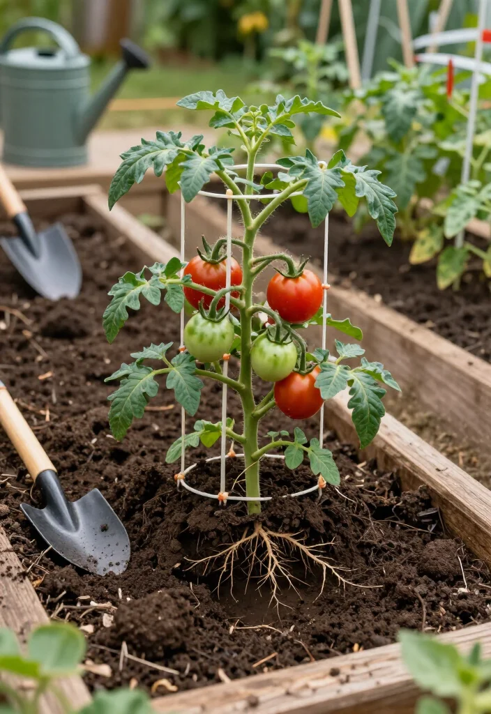 How to Plant Tomatoes in a Trench: 7 Steps to Stronger Roots 52 How to Plant Tomatoes in a Trench: 7 Steps to Stronger Roots - Step 7: Mulch and Care for Stronger Roots 1