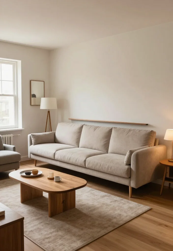 Sofa Too Big for Your Room? 15 Small Living Room Layout Tricks That Make Space Feel Instantly Bigger! - 2. Pull the Sofa Away From the Wall 1