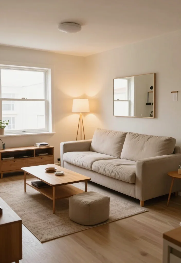 Sofa Too Big for Your Room? 15 Small Living Room Layout Tricks That Make Space Feel Instantly Bigger! - 6. Keep Furniture Low to Protect Sightlines 1