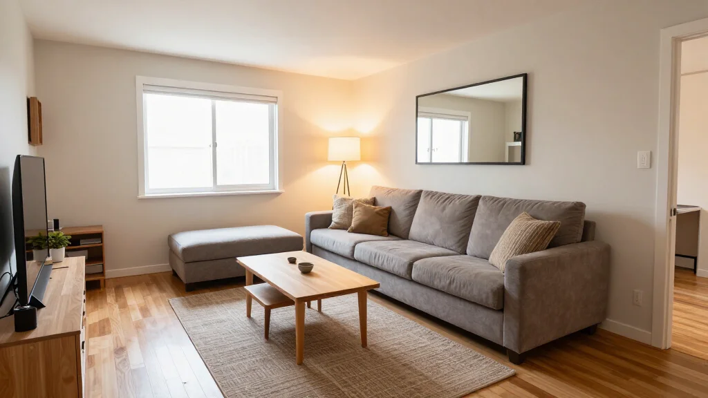 Sofa Too Big for Your Room? 15 Small Living Room Layout Tricks That Make Space Feel Instantly Bigger!