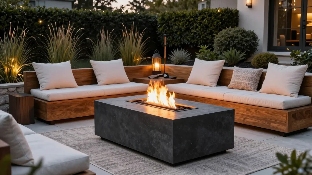 Stunning Modern Firepit Ideas: 17 Stylish Backyard Designs for Cozy Evenings