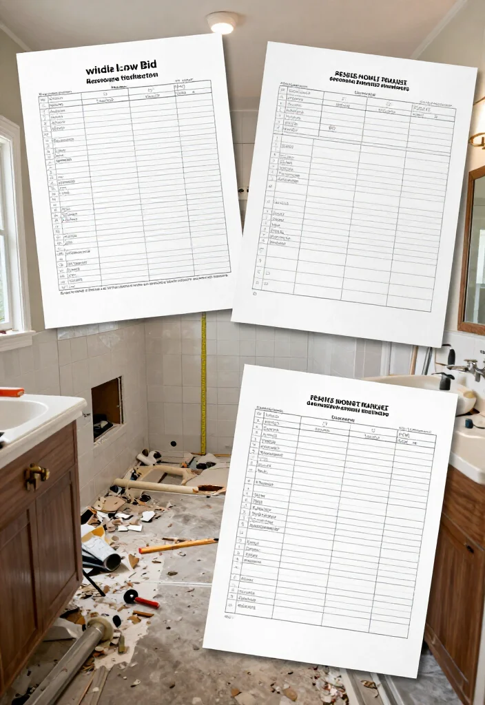 12 Costly Bathroom Remodel Mistakes to Avoid Before You Start (Mistake #7 Could Drain Your Budget!) - 11. Hiring From a Low Bid With a Vague Scope 1