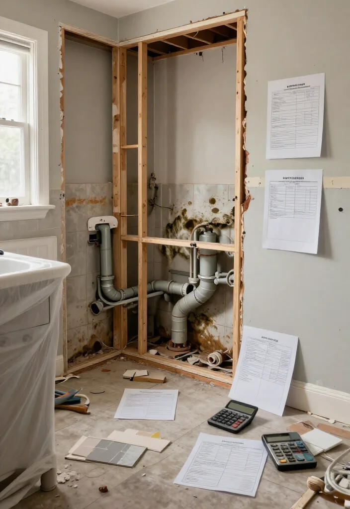 12 Costly Bathroom Remodel Mistakes to Avoid Before You Start (Mistake #7 Could Drain Your Budget!) - 7. Starting Without a Realistic Contingency Fund 1