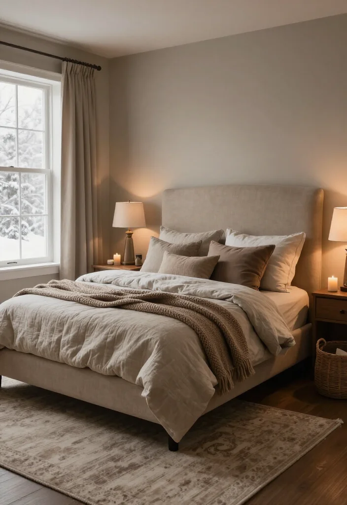 13 Snug, Cozy Master Bedroom Decor Ideas for the Colder Months - 10. Choose an Upholstered Headboard for Extra Comfort 1