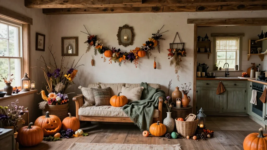 15 Enchanting Cottagecore Halloween Decor Ideas That'll Make Your Home Feel Like a Witch's Cozy Cottage