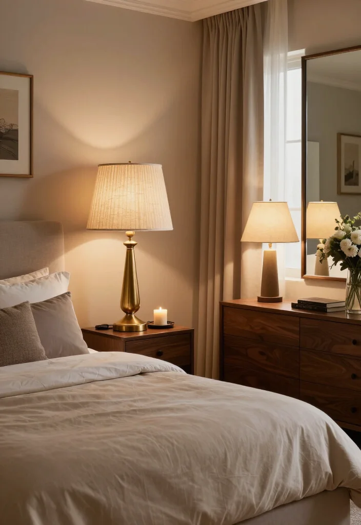 15 Grown Woman Bedroom Decor Ideas That’ll Make Your Space Feel Instantly More Elegant - 4. Swap Harsh Lighting for Soft, Layered Glow 1