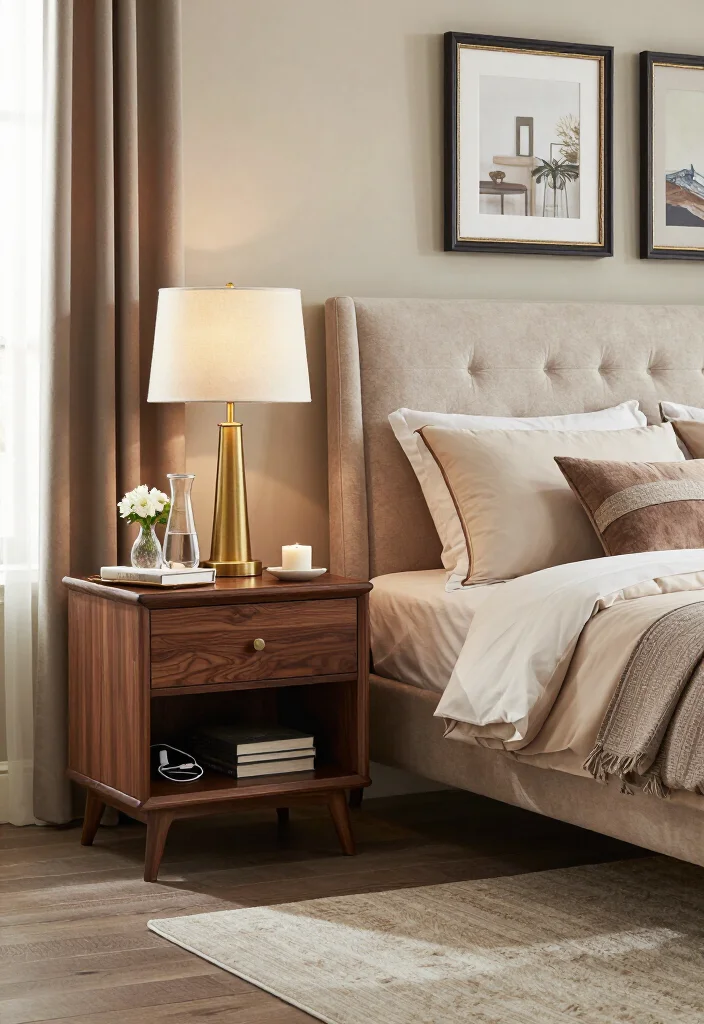 15 Grown Woman Bedroom Decor Ideas That’ll Make Your Space Feel Instantly More Elegant - 5. Create Calm With Matching Bedside Tables 1