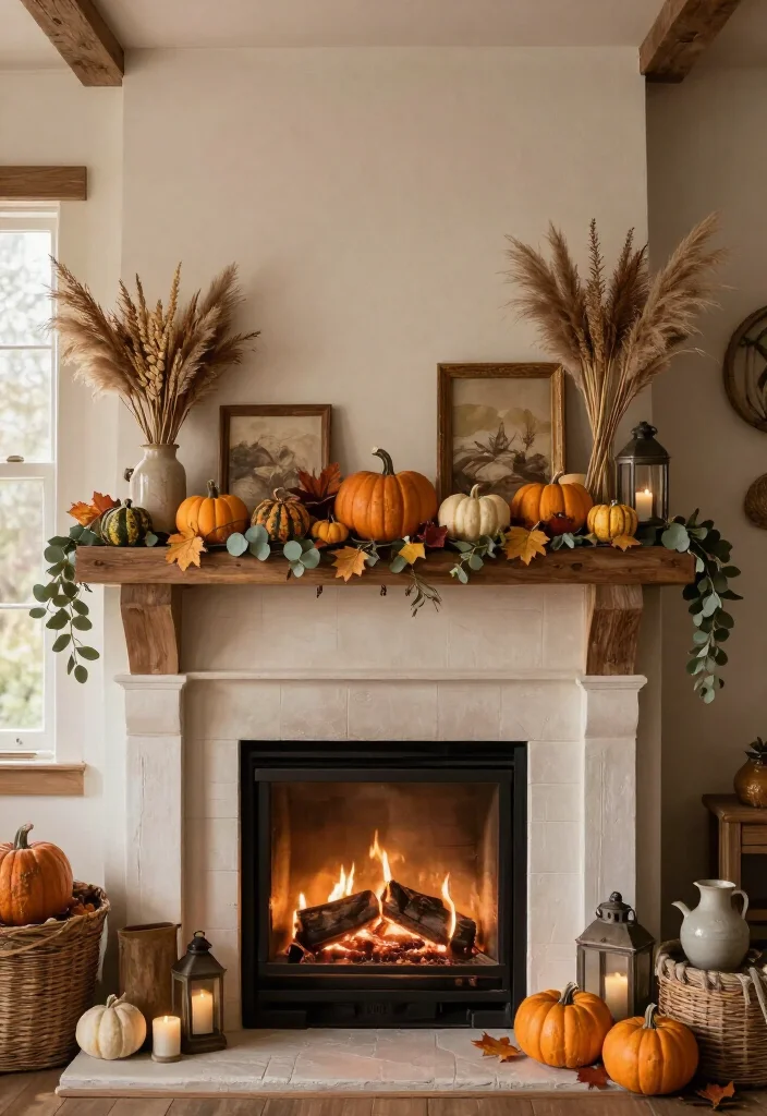 17 Cozy Thanksgiving Mantel Decor Ideas That'll Make Your Home Feel Like a Fall Fairytale (#7 Is Pure Magic!) - Conclusion: Let the Mantel Tell a Warm Fall Story 1