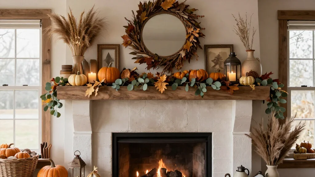 17 Cozy Thanksgiving Mantel Decor Ideas That'll Make Your Home Feel Like a Fall Fairytale (#7 Is Pure Magic!)