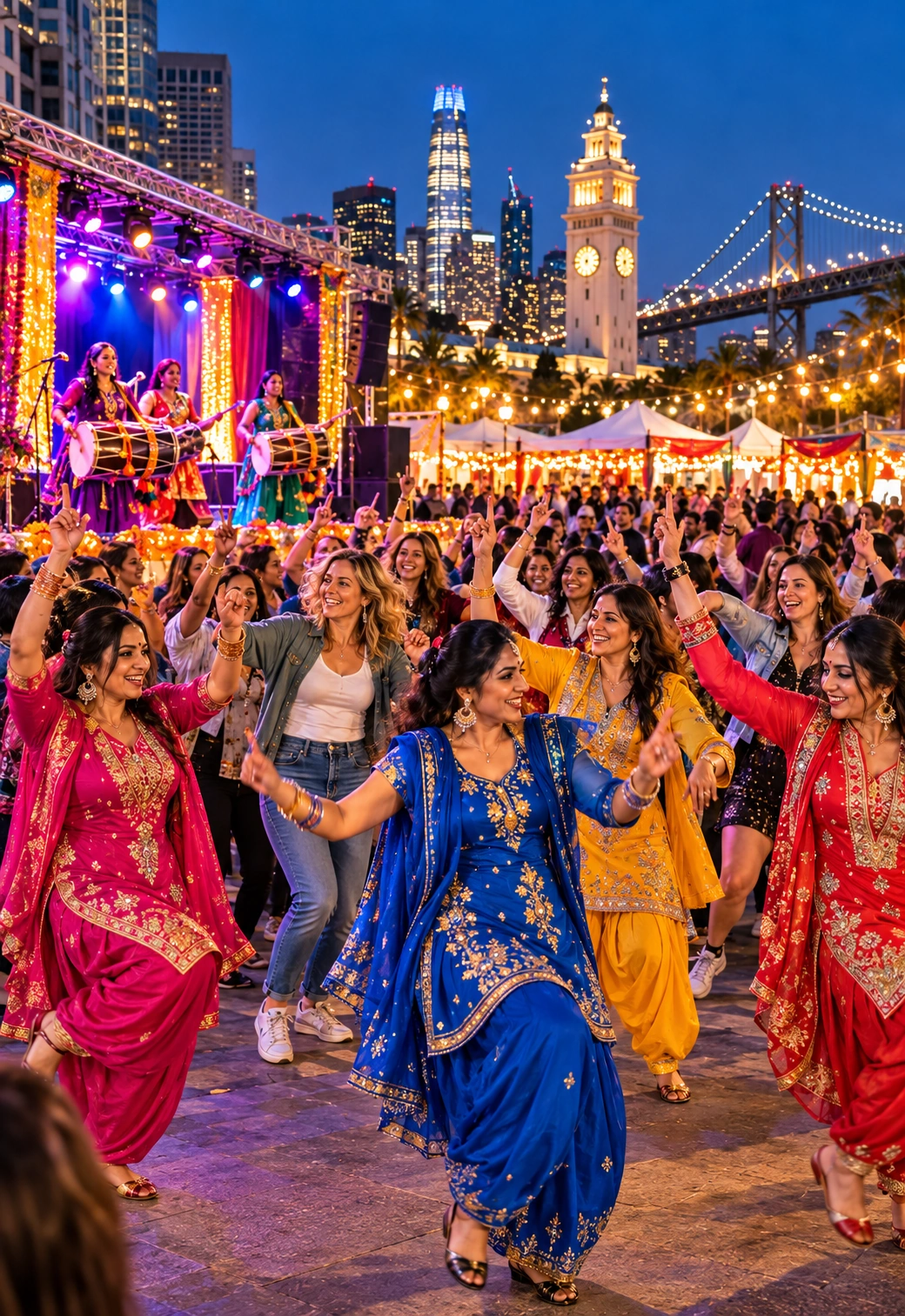 Free Diwali Celebration in San Francisco: Bhangra & Beats Night Market 2026 2 Free Diwali celebration in San Francisco / San Francisco's free Diwali celebration featuring Bhangra dancing, festive lights, and the Bhangra & Beats Night Market.
